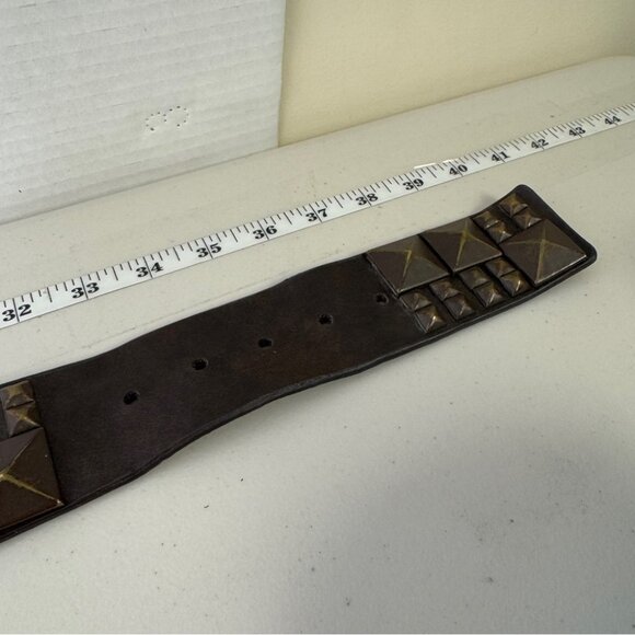 Vintage Steve Madden Boho Y2K 90s Studded Belt Grunge Perfection Size Large - Picture 7 of 13